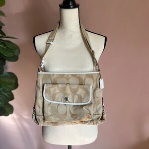 Coach Kyra Daisy Crossbody in tan